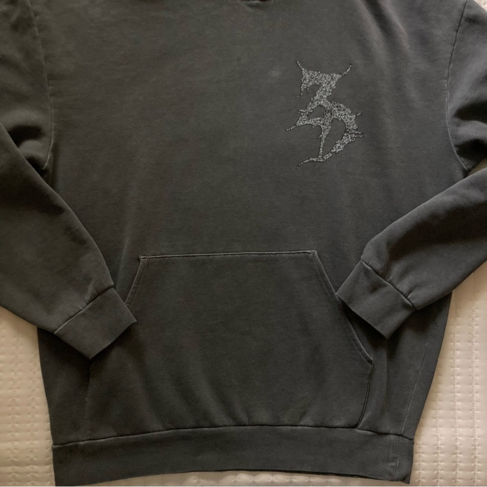 Zeds Dead Authentic Hoodie Men’s Large Skeleton Graphic Pullover Cotton Poly - Picture 8 of 12